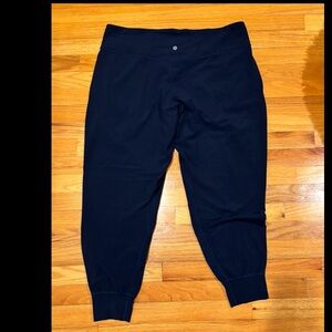Lululemon align high rise navy blue joggers.